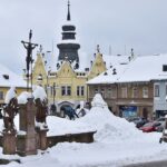 Výroba Krakonoše na jilemnickém náměstí