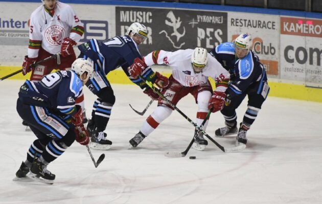 1. hokejová Chance liga: Vrchlabí-Slavia Praha 2:1p
