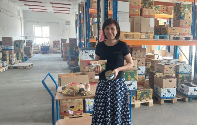 Ročně zachráníme 300 tun potravin, říká Martina Vrbická z Potravinové banky