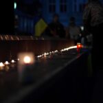 Demonstrace na podporu Ukrajiny