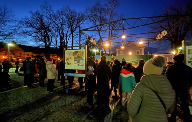 Demonstrace na podporu Ukrajiny