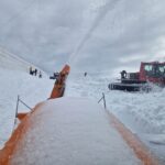 Prorážení cesty na Luční boudu