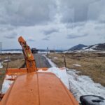 Prorážení cesty na Luční boudu