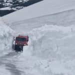 Prorážení cesty na Luční boudu