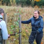 Sázení ovocných stromů na Ovčáku