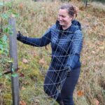 Sázení ovocných stromů na Ovčáku