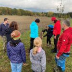 Sázení ovocných stromů na Ovčáku