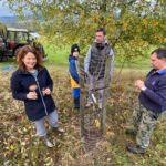 Sázení ovocných stromů na Ovčáku