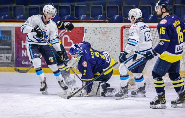 Vrchlabí to proti Ústí nad Labem tuto sezonu umí, vyhrálo na jejich ledě 3:1