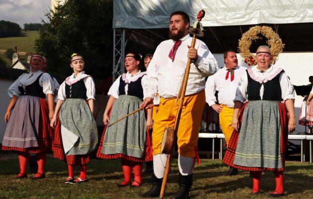 FOTO: V areálu Krkonošského muzea se konaly tradiční dožínky