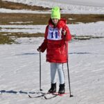 Sportování dětí na biatlonové střelnici