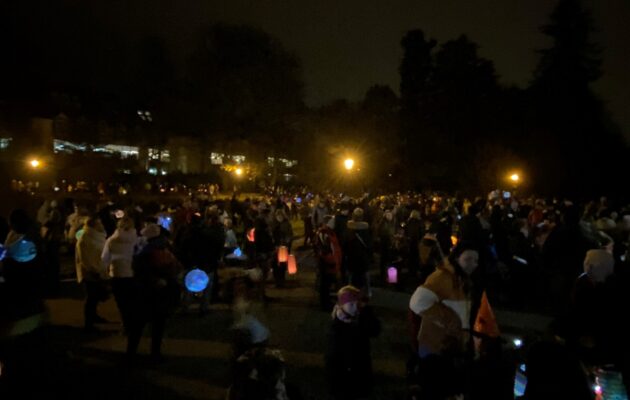 Lampionový průvod za svatým Martinem