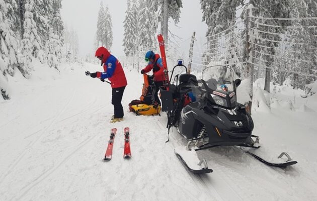 Horská služba v Krkonoších v posledních dnech zachraňovala několik turistů
