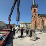 Vodní elektrárna před vrchlabským kostelem