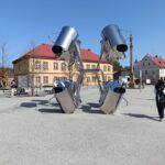 Vodní elektrárna před vrchlabským kostelem