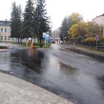 Opravená křižovatka pod nemocnicí