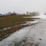 Kněžický vrch po oblevě