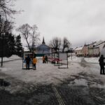 Výstava olympijských fotografií na náměstí