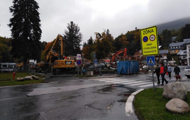Demolice bývalé zotavovny Pětiletka