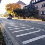 Přechod před gymnáziem