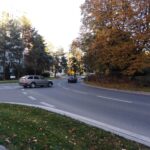 Přechod před gymnáziem