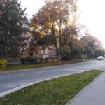 Přechod před gymnáziem