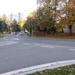 Přechod před gymnáziem