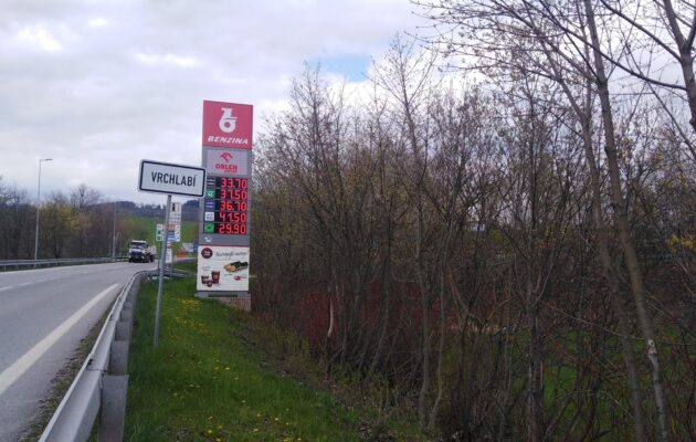 Paliva v Královéhradeckém kraji za poslední týden zlevnila