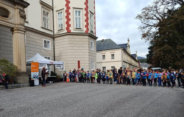 Běh zámeckým parkem