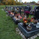 Svátek zesnulých na vrchlabském hřbitově