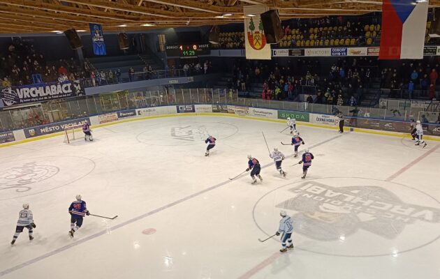 Vítězná šňůra horalů nekončí. Vrchlabí přehrálo Děčín vysoko 6:2