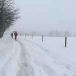 Zpívání koled u kapličky