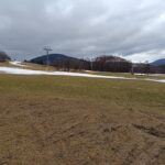 Tání sněhu na Kněžickém vrchu