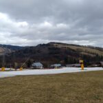 Tání sněhu na Kněžickém vrchu