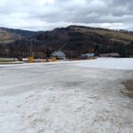 Tání sněhu na Kněžickém vrchu