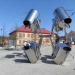 Vodní elektrárna před vrchlabským kostelem