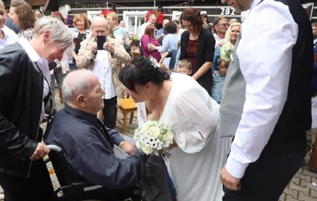 Poděkování za zajištění pečovatelské služby ve svatební den