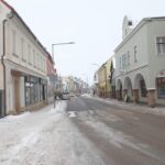 Krkonošská ulice na náměstí