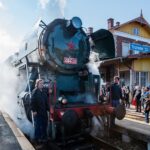 Den železnice a parní vlak