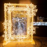 Osvětlená Stezka korunami stromů