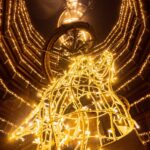 Osvětlená Stezka korunami stromů