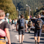 Svatovavřinecká pouť, pěší výstup na vrchol Sněžky