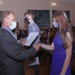 Slavnostní předání vysvědčení deváťákům ze ZŠ Školní Vrchlabí