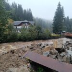 FOTO: Na Vrchlabí a okolní obce útočí rozvodněné Labe živené trvalým deštěm