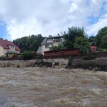 Hladina Labe ve Vrchlabí klesá