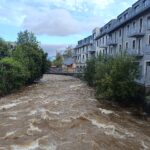 Hladina Labe ve Vrchlabí klesá