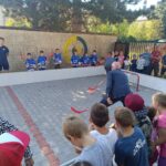FOTO: Školní družina má nové pískoviště a hřiště pro street hokej