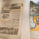 Otevírání časové schránky z věže klášterního kostela