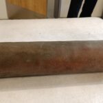 Otevírání časové schránky z věže klášterního kostela