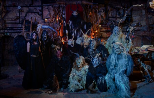 Krampus čerti z Krkonoš